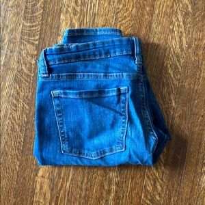 Gap high rise skinny jeans